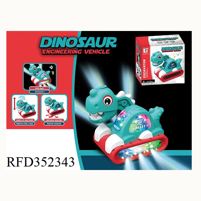 Multi-Functional Electric Walking Dinosaur Toy Spray Dinosaur with Light and Music