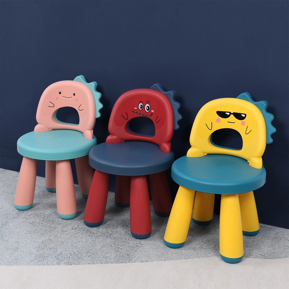 Soft Baby Cartoon Chair Cute Plastic Dinosaur Shape PP Chair