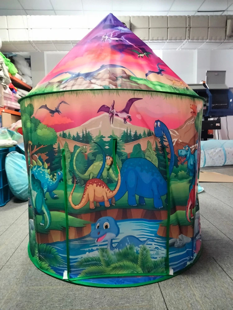 Geeme Manufacturer Custom Printing Digital Printed Dinosaur Kids Toy Play Tent