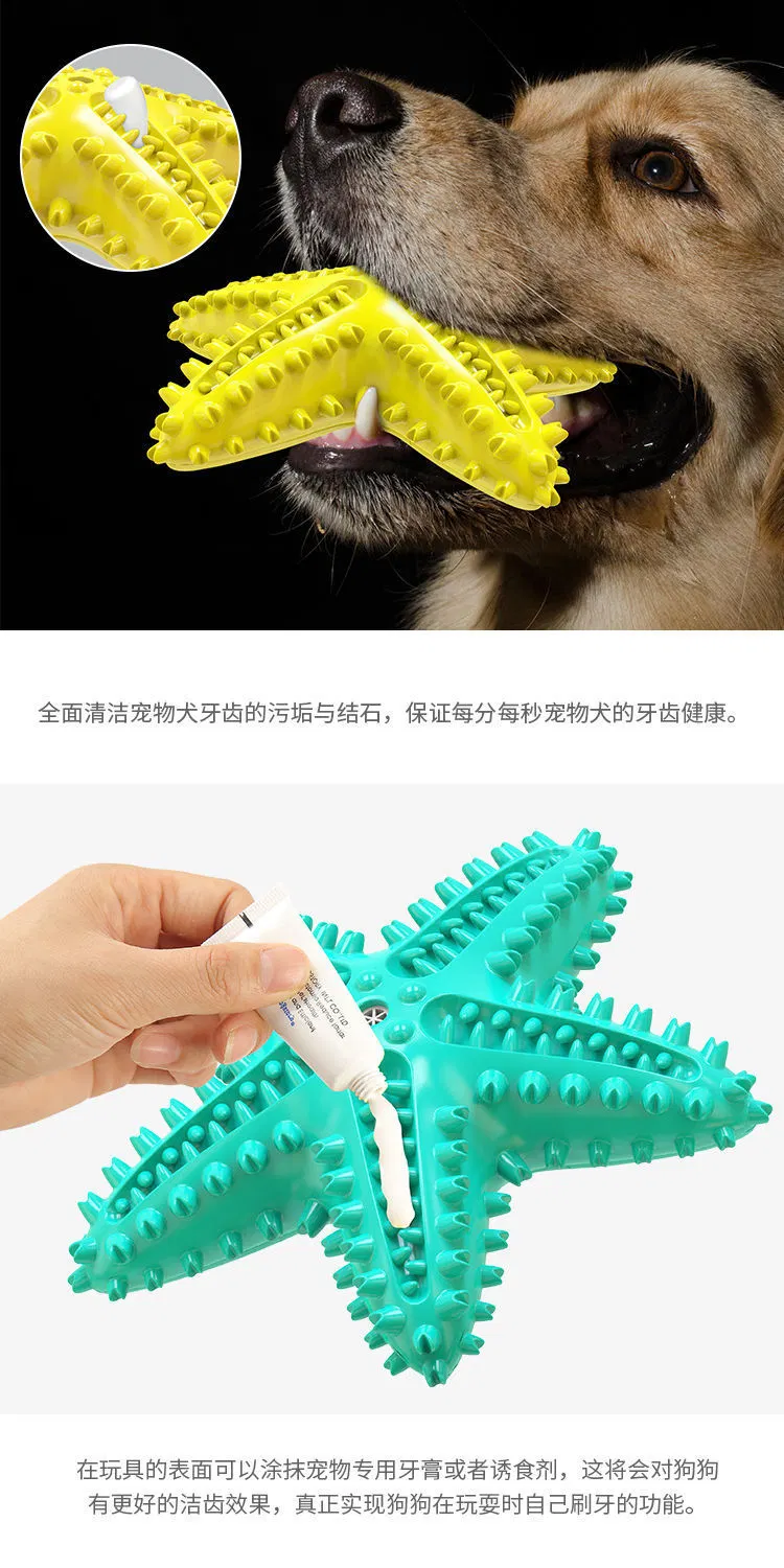 Molar Stick Starfish Dinosaur Crocodile Teeth Cleaning Bite Resistant Leakage Toy Dog Toy