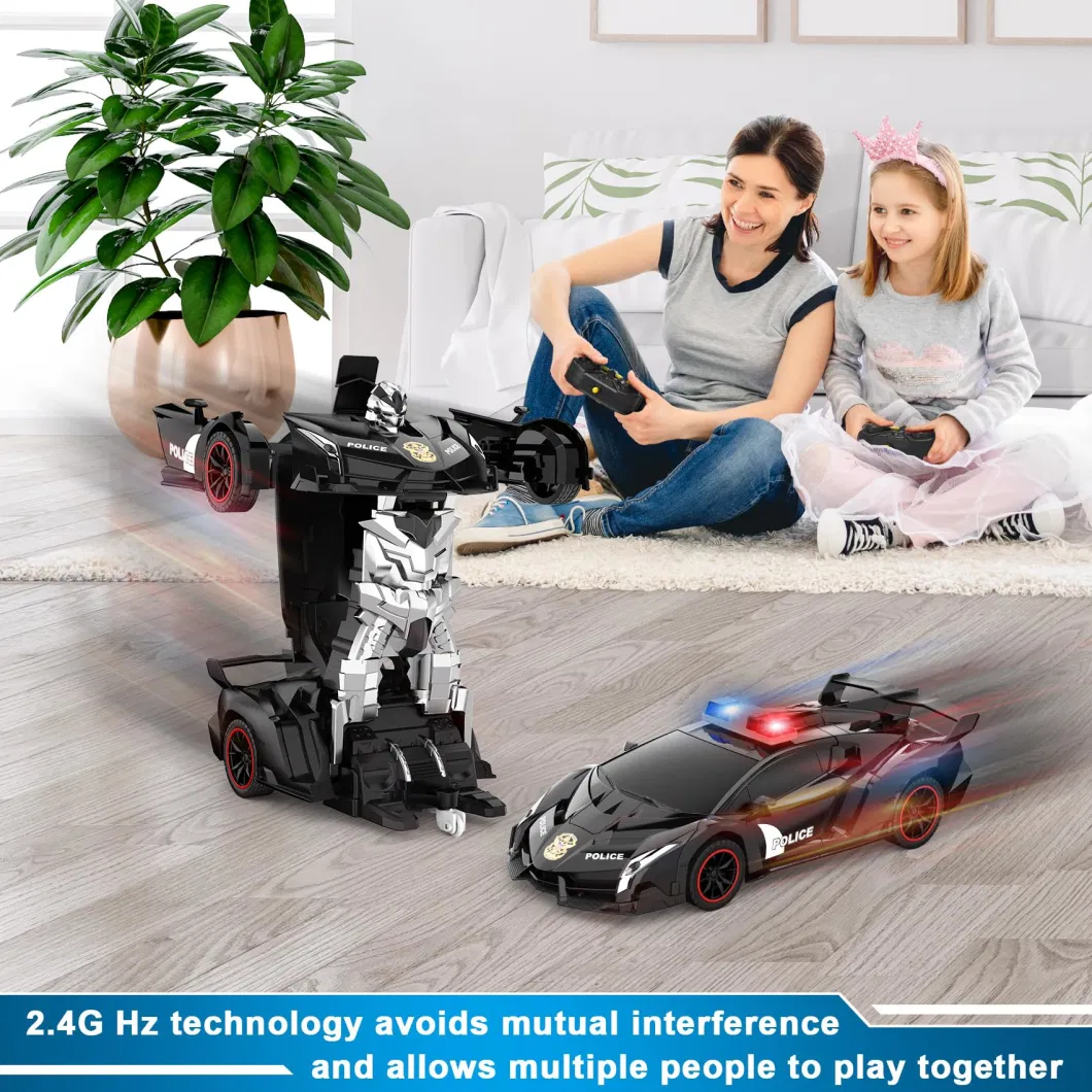 Remote Control Car - Transform Car Robot, One Button Deformation to Robot