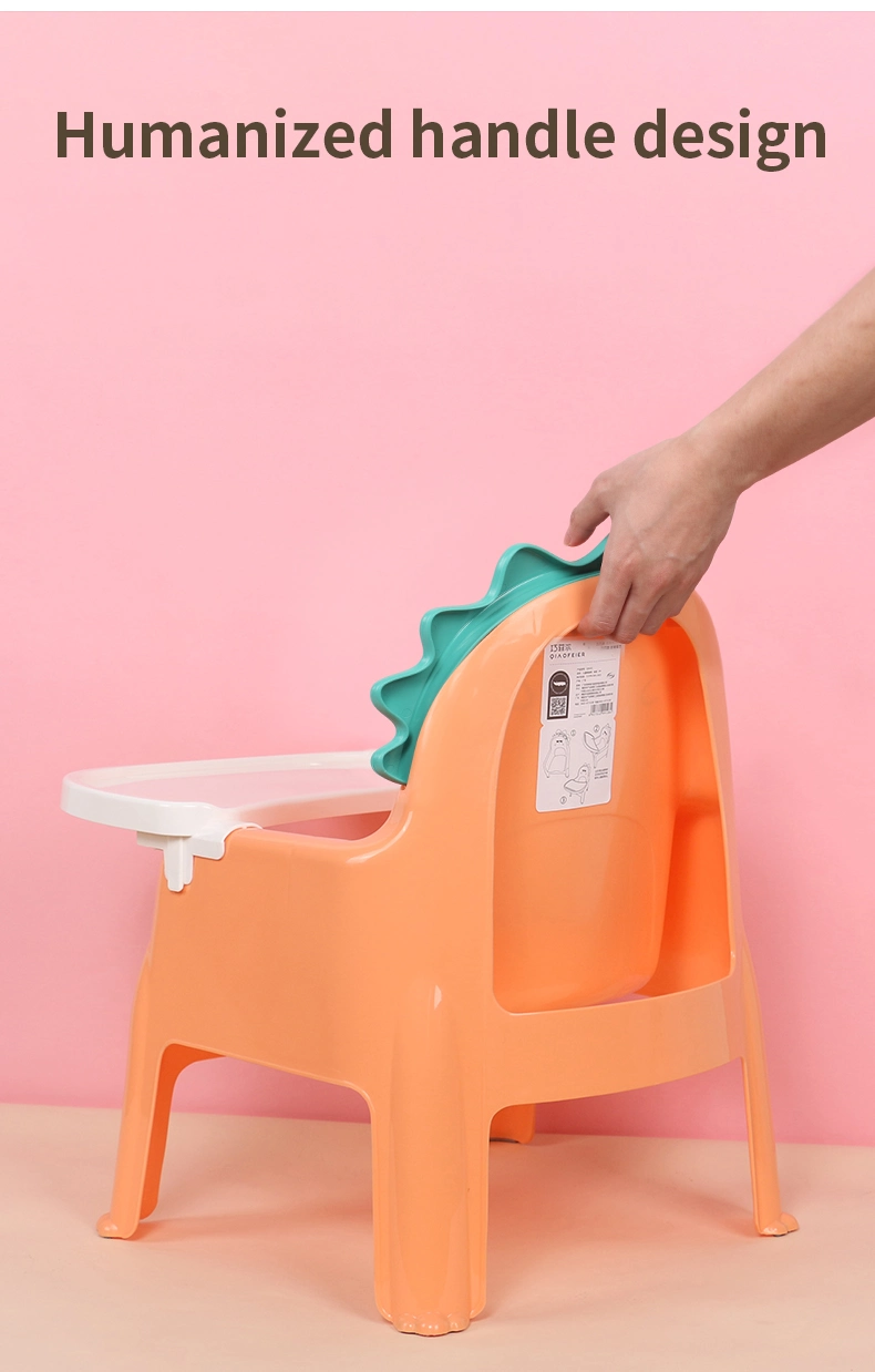 Dinosaur Baby Plastic Chair Cartoon Baby Chair Feeding Child Highchair