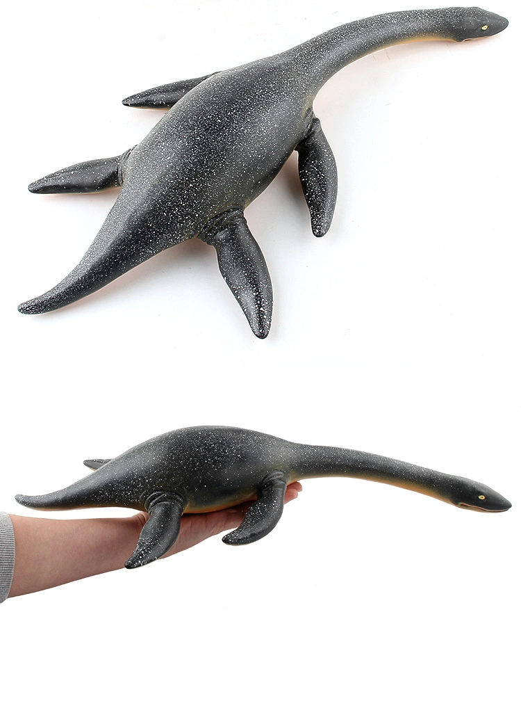 Jurassic Simulation Dinosaur World Toy Model Ichthyosaur Padded Soft Rubber Submarine Dinosaur Handmade Model Ornaments