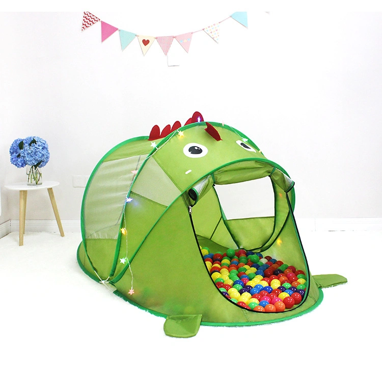 Amazon Hot Selling Dinosaur Shaped Folding Pop up Children Toy Tent