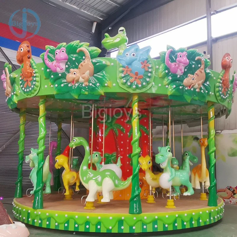 2023 New Style Dinosaur Carousel 16 Seats for Amusement Park