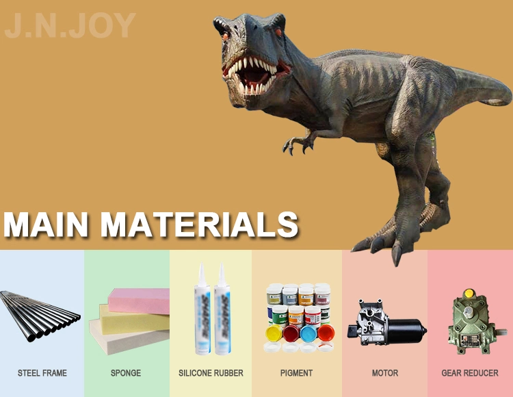 Jn-Zm24 Quality Animatronic Dinosaur T Rex 3D Pattern Dinosaur