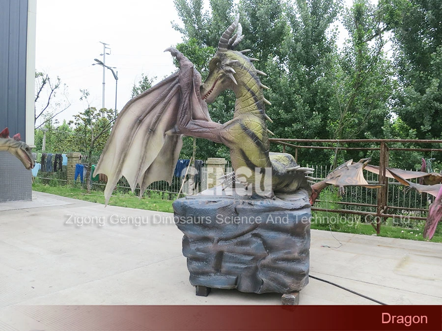 Animatronic Chinese Dragon Garden Statues