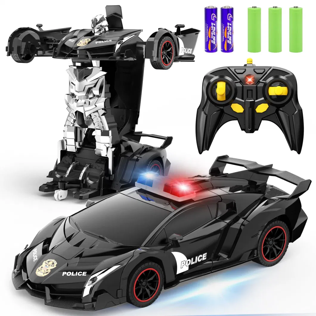 Remote Control Car - Transform Car Robot, One Button Deformation to Robot