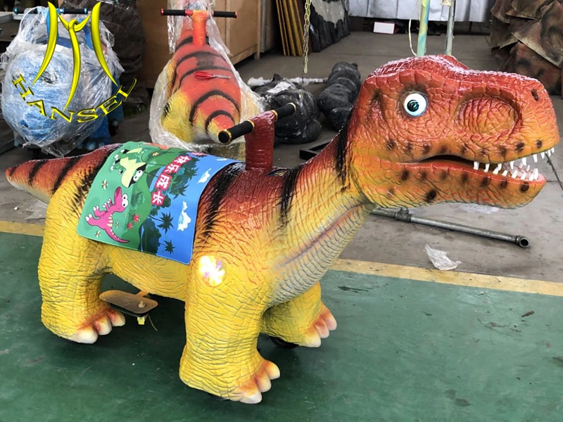 Hansel Amusement Park Entertainment Dinosaurs Electric Walking Dinosaur Scooter