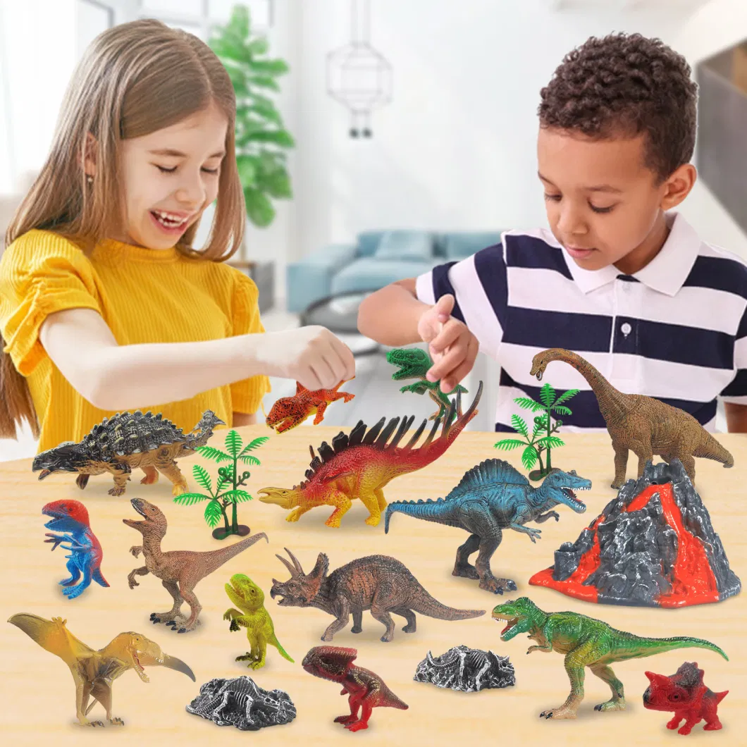 Custom Plastic Dinosaur Model Soft PVC Educational Toys Artificial Dinosaurs