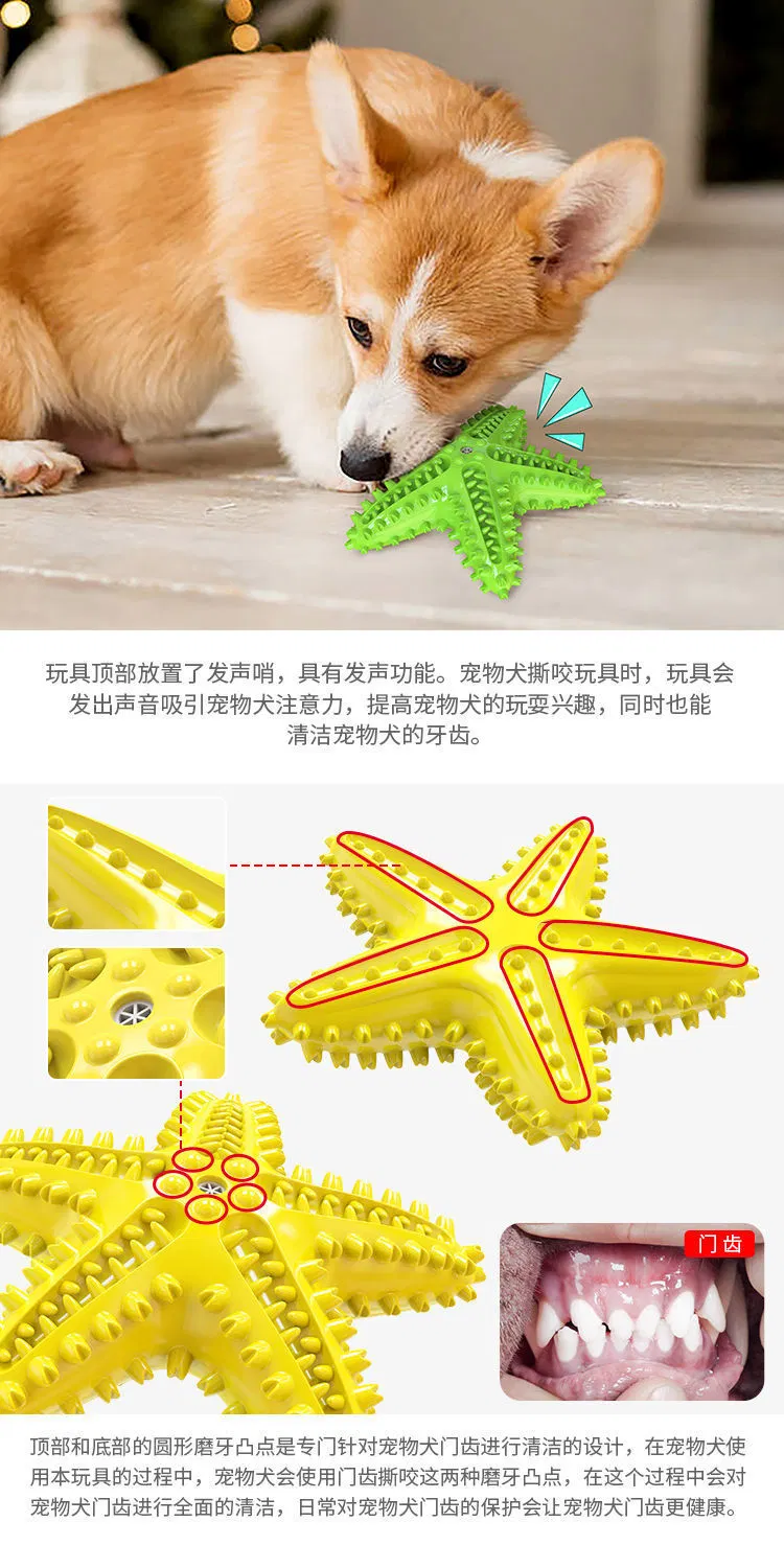 Molar Stick Starfish Dinosaur Crocodile Teeth Cleaning Bite Resistant Leakage Toy Dog Toy