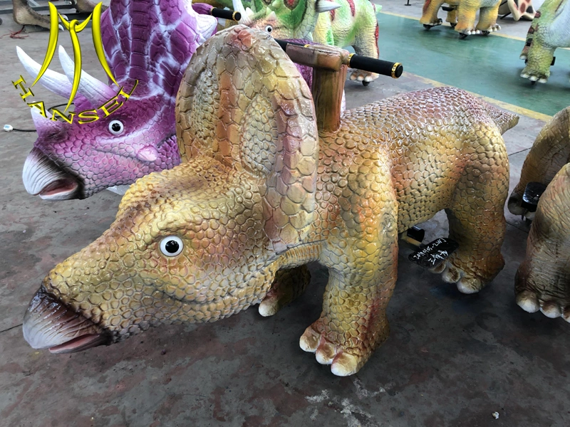 Hansel Amusement Dinosaur Rides Walking Animatronic Rides on Dinosaur