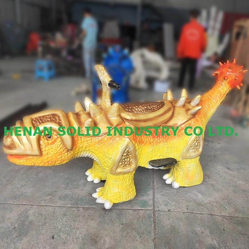 Coin Operated Shopping Mall Walking Animal Rides on Dinosaur