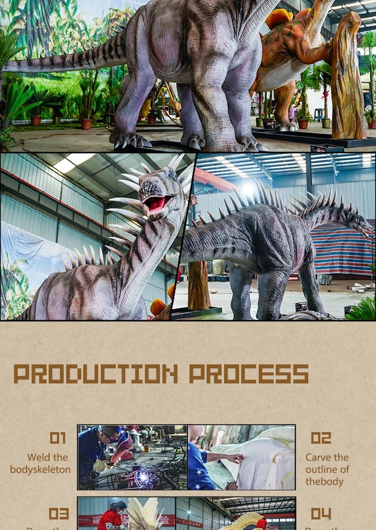 Amagasaurus Animatronics Dinosaur Shopping Mall Dinosaur Theme Amusement Park Mechanical Life Size Animation Dinosaur