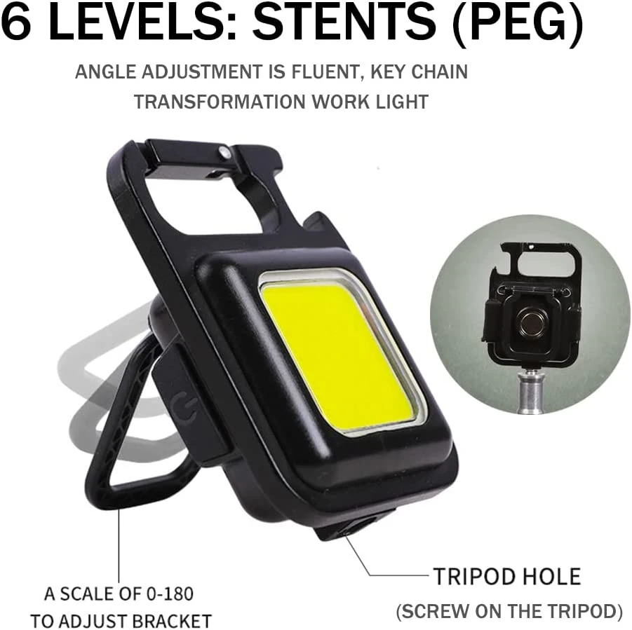 Tactical Flashlight LED Torch LED Light High Power LED LED Spotlight LED Lamp Rechargeable Torch Keychain Light Mini LED Flashlight