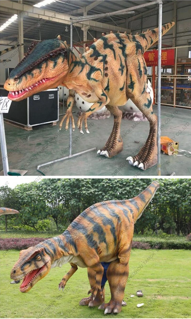 Amusement Park Adult Animatronic T Rex Dinosaur Costume