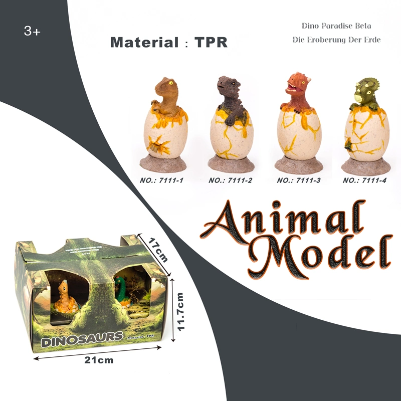 Wholesale TPR Mini Imitation Kids Toys Realistic Interesting Children Toy Love Favrious Simulation Plastic Hot Sale Small Dinosaur Egg