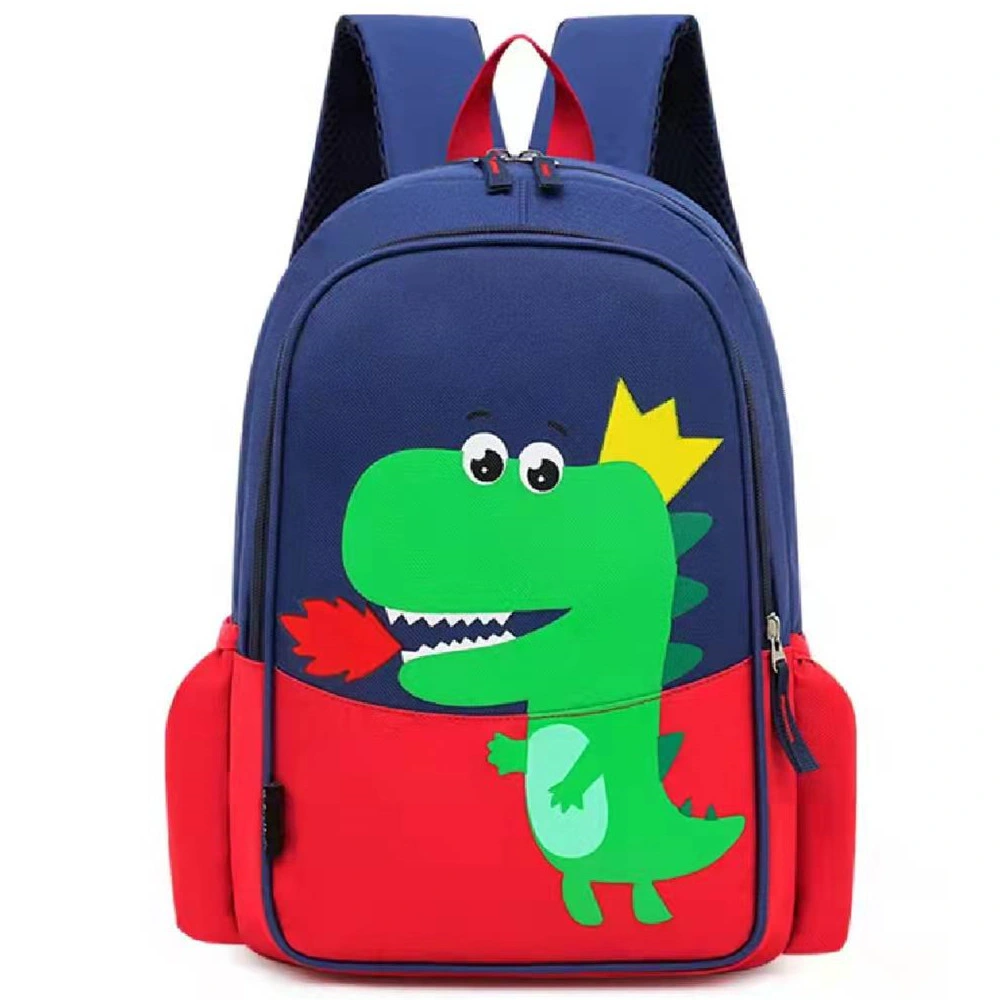 New Nylon Children&prime;s Shoulder Bag Cartoon Dinosaur Kindergarten Backpacks