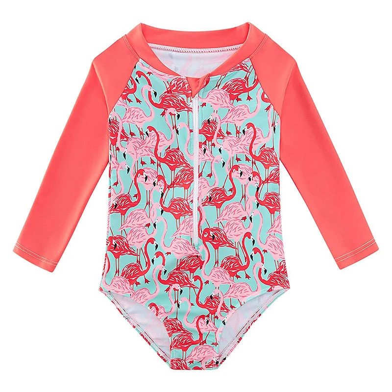 Fashion Baby Girls Bikini 2020 Summer Dinosaur UV Upv 50+Sun Protection Swim Suit 2-12y Toddler Protective Safe Rash Guard Costume