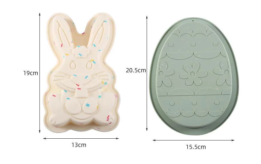 Silicone Easter Eggs Dinosaur Eggs Rabbit Cake Baking Tools Cake Mold