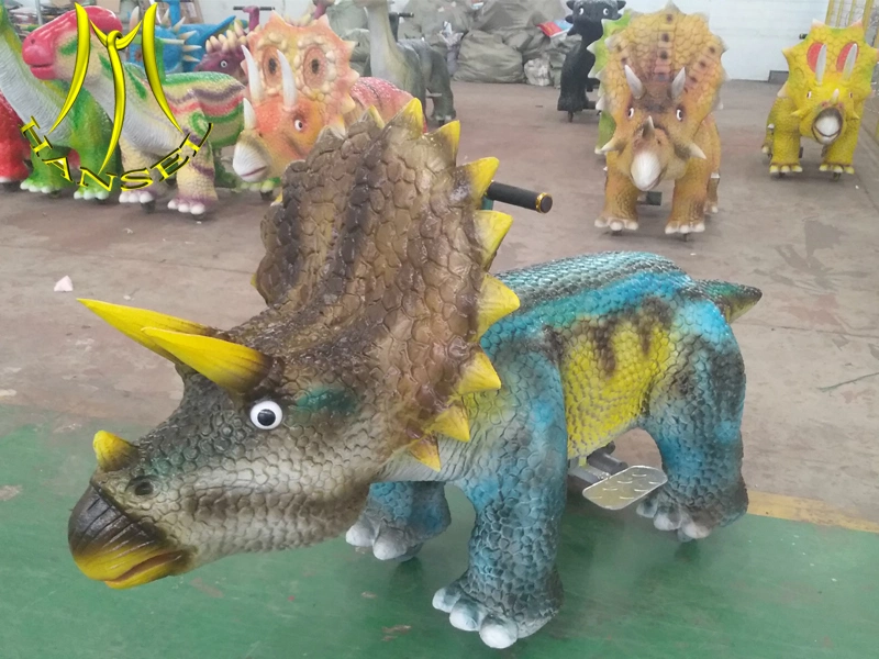 Hansel Amusement Dinosaur Rides Walking Animatronic Rides on Dinosaur