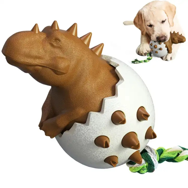 Dog Accessories High Quality Rubber Dinosaur Dog Chew Toy Juguetes PARA Perros