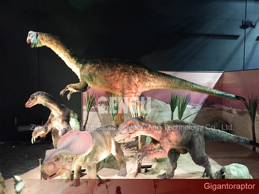 Automatic Dinosaur Animatronics Dinosaur Sculpture