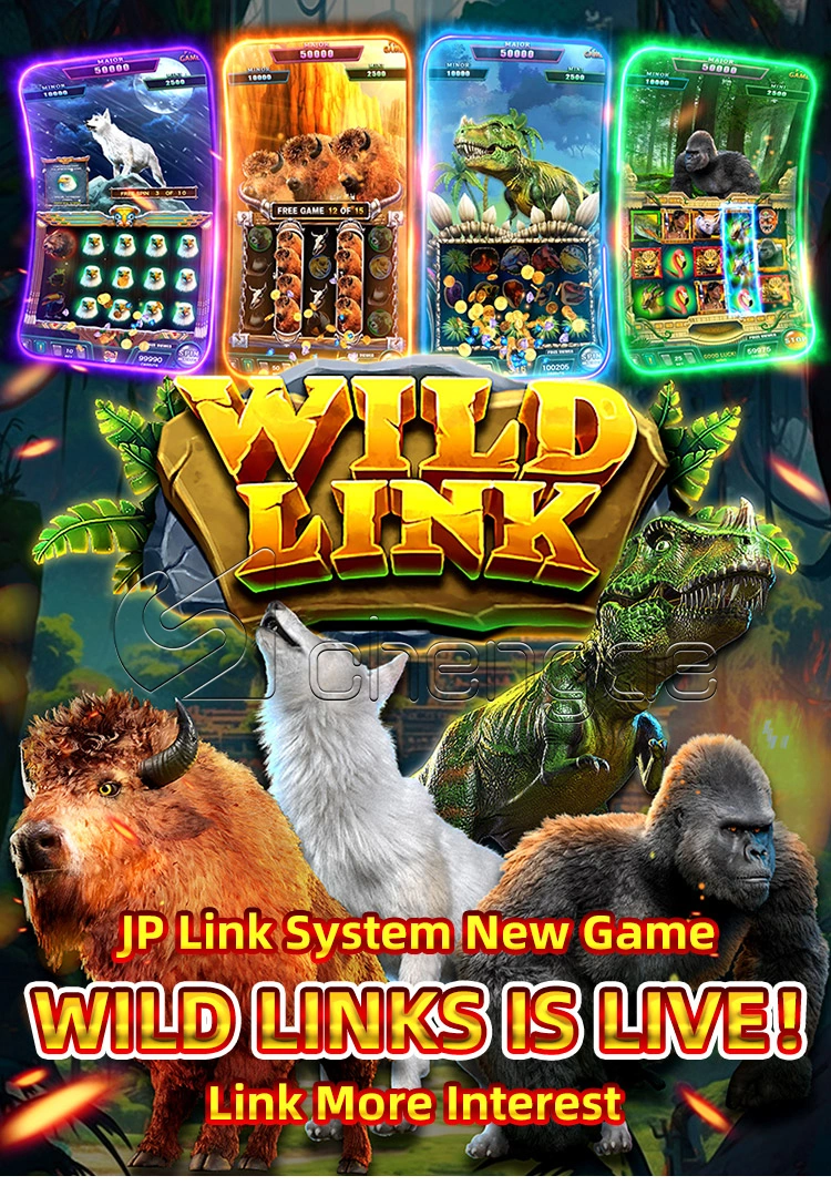 Wild Link Game Software Arcade Game Machine Slot Game Board Slot Machine