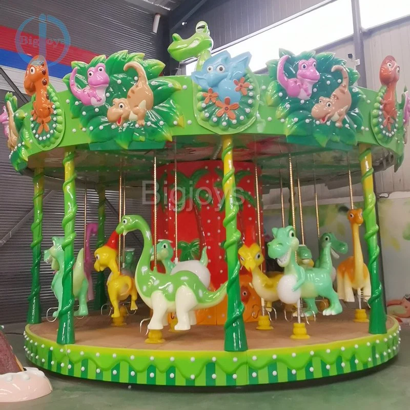 2023 New Style Dinosaur Carousel 16 Seats for Amusement Park