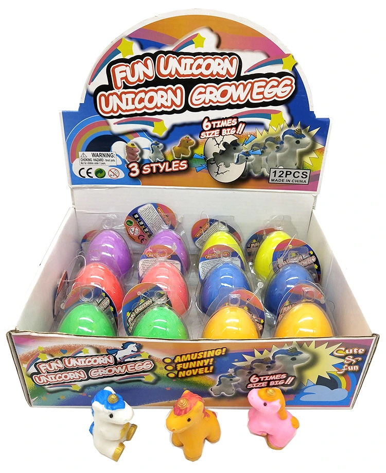 Educational Children Water Growing Dinosaurs Grow Dino Assorted Colors Unicorn Hatching Rainbow Egg Girls Toys for Kids