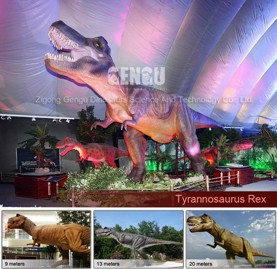 Life-Size 3D Animated Dinosaur Statue