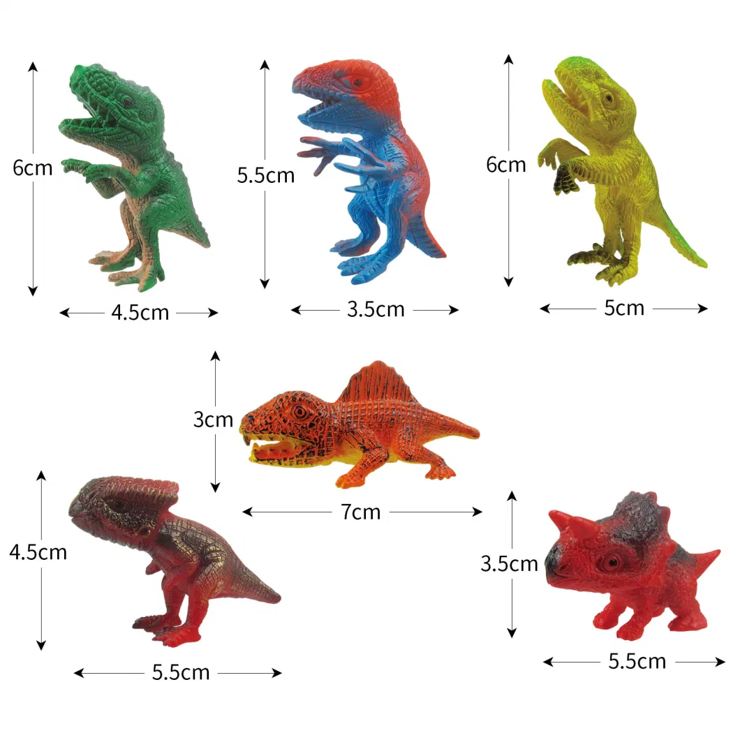 Custom Plastic Dinosaur Model Soft PVC Educational Toys Artificial Dinosaurs