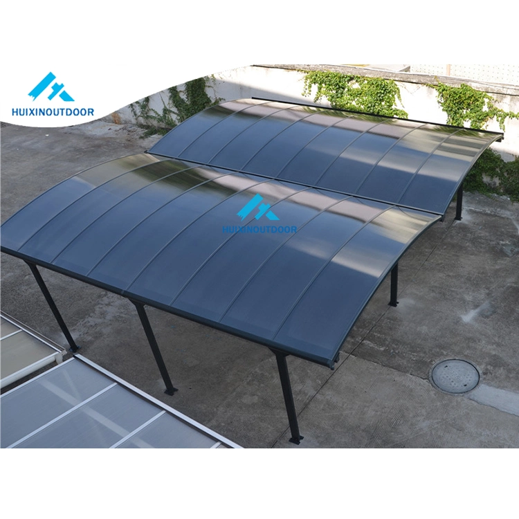 Aluminum Carport Aluminium Double Automatic Shelter Garage Cover for Car Shed Foldable