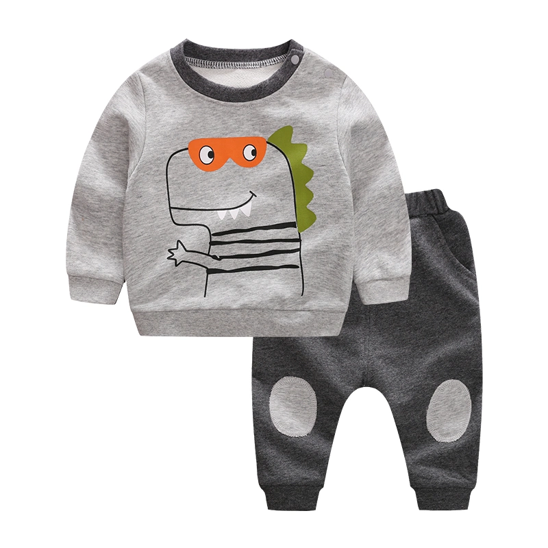 Baby Boy&prime;s Clothes with Dinosaur Pattern Children Clothes