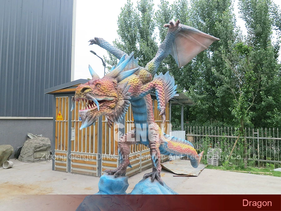 Gengu Animated Moving Dragon Sculpture