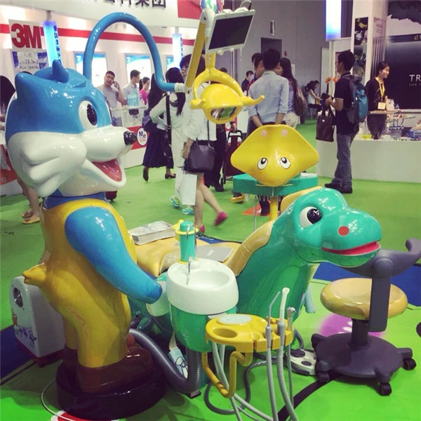 Factory Direct Dinosaur Blue Cat Popular Kids Excellent Treatment Children Dental Chair