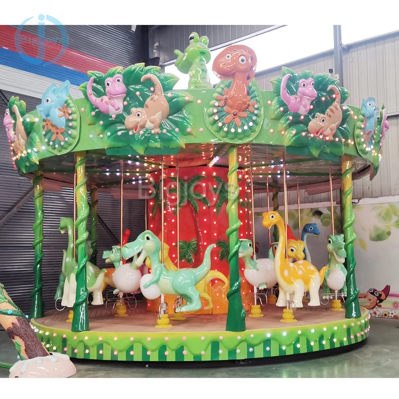 2023 New Style Dinosaur Carousel 16 Seats for Amusement Park