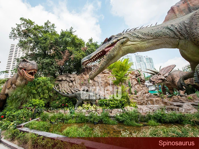 Decoration Outdoor Alive Animatronic Dinosaur Replica