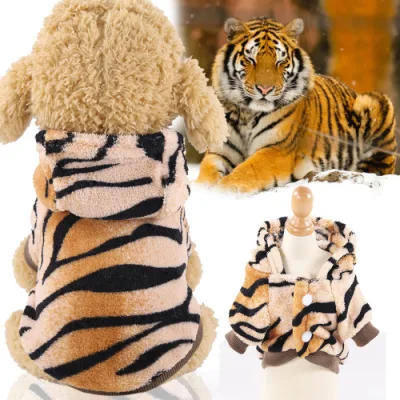 Multi colore Fleece Dog Vest Dinosaur PET Accessori Winter Keep Abiti caldi