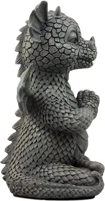 Statua del Drago del Giardino insieme decorazione esterna di dinosauro resina