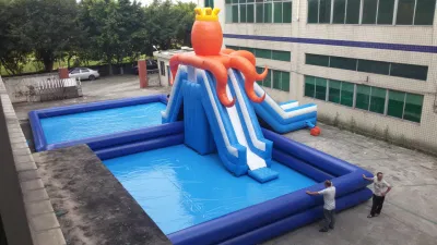 Parco acquatico all&prime;aperto Octopus Tool MAN gonfiabile con grande acqua giochi di giochi di acqua e di piscina