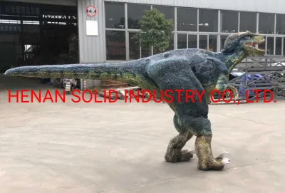 Costume da dinosauro in gomma siliconica Costume robot da dinosauro