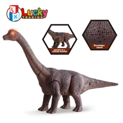 R/C Brachiosauro telecomando robot Dinosauro giocattolo lungo collo Walking Dino