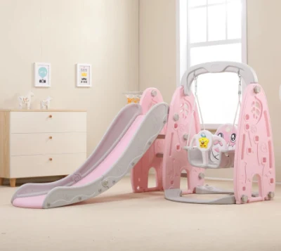 Cartoon Dinosaur Bambini Slide e Swing Combination Giocattoli e playpen