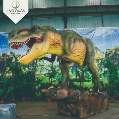Animatronic Dinosauro modello Tyrannosaurus Rex Dinosauro Life Size posa realistica Design Parco giochi all&prime;aperto Meccanica Animatronic Dinosaur