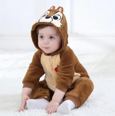 Umorden Baby Dinosaur Kigurumi Green Cartoon Animal Costume Infant toddler Tuta per bambini Jumpsuit Onesie Flannel confortevole