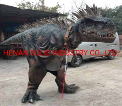 Costume da mascotte Animatronic Dinosaur per adulti