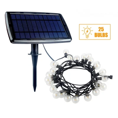 G40 patio decorazione di Natale corda luce Lanterna solare
