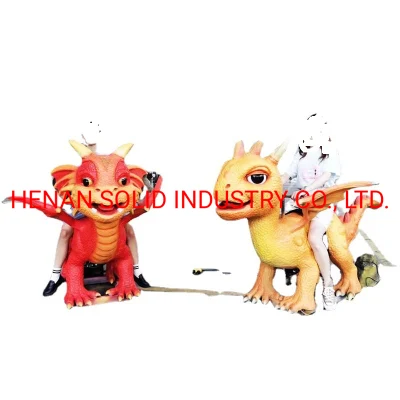 Happy Rides sul parco divertimenti Animal Rides Dinosaur