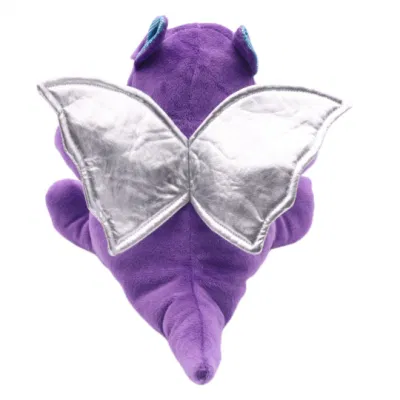 Cucciolo di drago con puttino viola personalizzato 32 cm (a) Plush Cuccioli di cuccioli di dinosauro animale di zuppino a mano in Jurassic Periodo